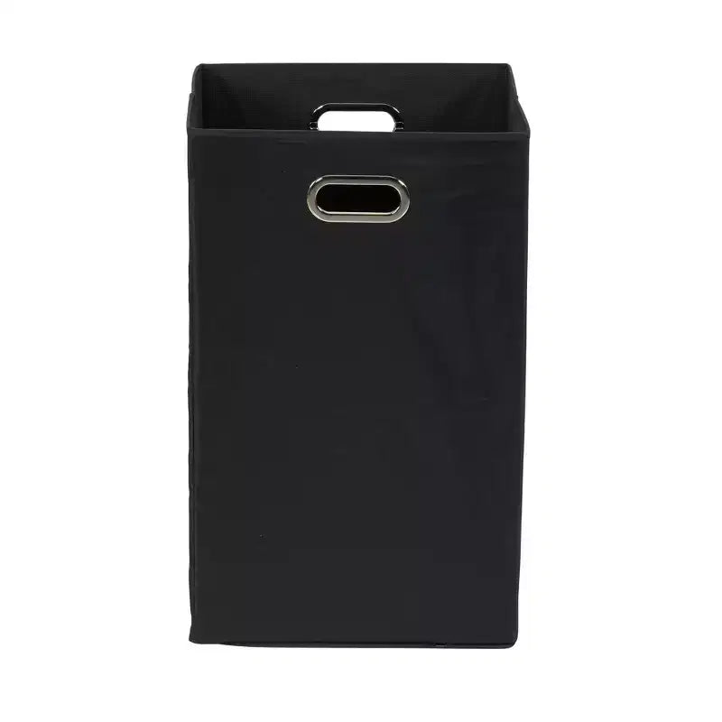 Cesto para la ropa sucia Household Essentials, negro
