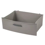 Torre ancha de 3 cajones gris oscuro - Brightroom™: Cajones de almacenamiento de plástico, almacenamiento universal portátil, no requiere montaje