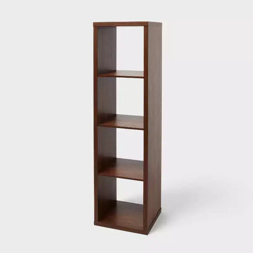 13" 4 Cube Vertical Walnut - Brightroom™