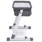 Simmons Kids' By The Bed City Sleeper Bassinet - Gray Tweed: Adjustable Height, Metal Frame, 15 lbs Capacity