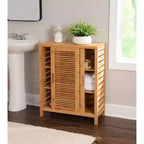 Mueble bajo de dos puertas Bracken color natural - Linon