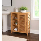 Mueble bajo de dos puertas Bracken color natural - Linon