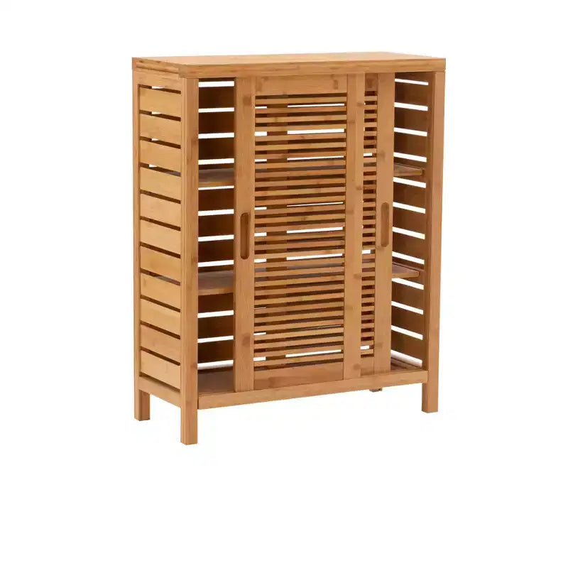 Mueble bajo de dos puertas Bracken color natural - Linon