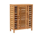 Mueble bajo de dos puertas Bracken color natural - Linon