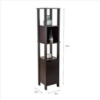 Gabinete Alto Embajador Espresso - Organízalo Todo