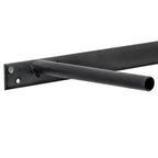 Estante de pared flotante rústico de madera grande de 8" x 36" gris - American Art Decor