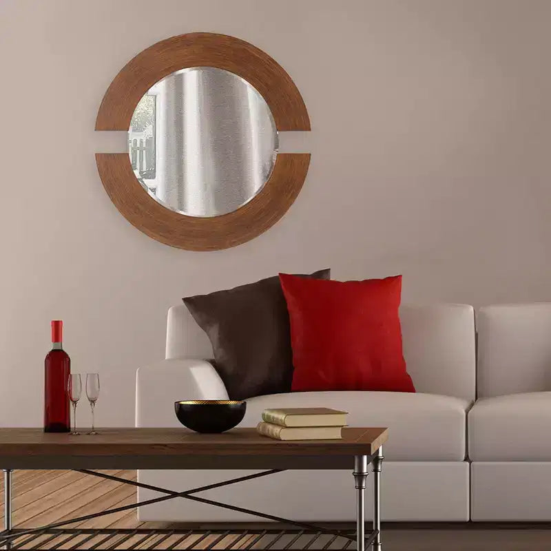 Howard Elliott 40"x28" Del Noble Espejo Rectangular Plata: Estilo Moderno, Marco de Cristal, Montaje en Pared, 36 lbs