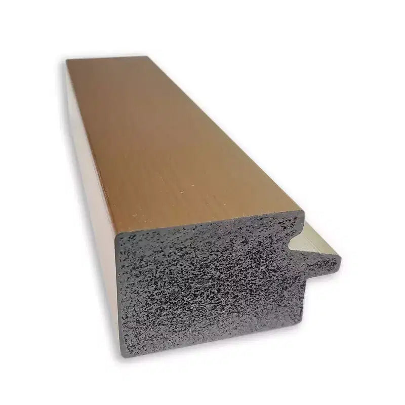 Espejo de pie/apoyar de cuerpo entero enmarcado de Eva Ambre, 27" x 63", dorado - Amanti Art: Diseño rectangular moderno de poliestireno