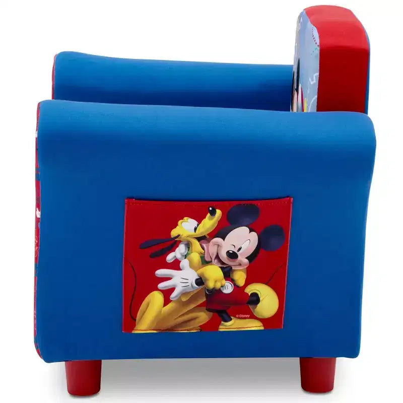 Sillón tapizado para niños Delta Children - Mickey Mouse