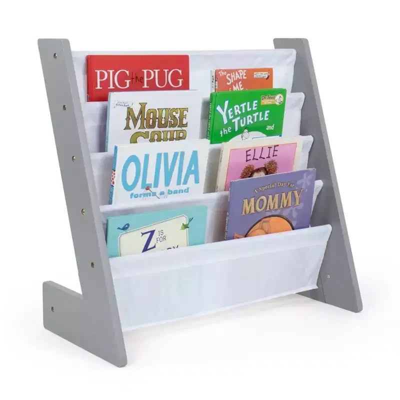 Humble Crew Kids' Inspire "L" Bookshelf Gray/White