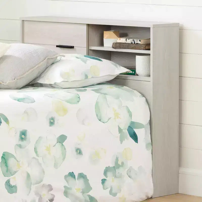 Cabecero individual HomeStock de aglomerado laminado para niños con almacenamiento