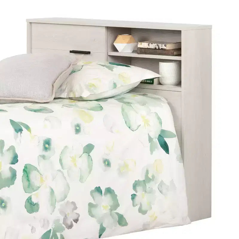 Cabecero individual HomeStock de aglomerado laminado para niños con almacenamiento