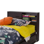 Cabecero individual HomeStock de aglomerado laminado para niños con almacenamiento