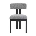 Sillas de comedor tapizadas Astura con estructura de hierro de Christopher Knight Home (juego de 2)