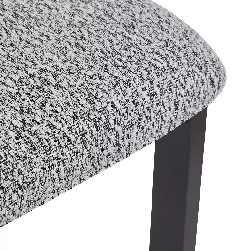 Sillas de comedor tapizadas Astura con estructura de hierro de Christopher Knight Home (juego de 2)