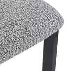 Sillas de comedor tapizadas Astura con estructura de hierro de Christopher Knight Home (juego de 2)