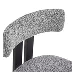 Sillas de comedor tapizadas Astura con estructura de hierro de Christopher Knight Home (juego de 2)