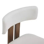 Sillas de comedor tapizadas Astura con estructura de hierro de Christopher Knight Home (juego de 2)
