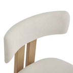 Sillas de comedor tapizadas Astura con estructura de hierro de Christopher Knight Home (juego de 2)