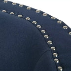 GDFStudio Sillón club giratorio contemporáneo de tela Leily