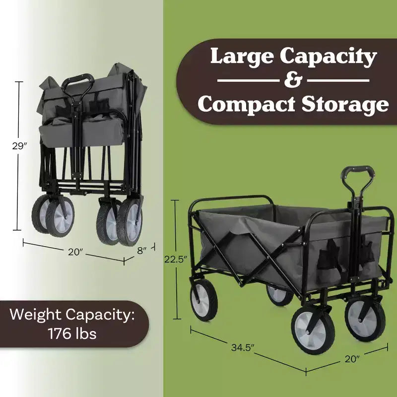 Carro plegable Pure Garden