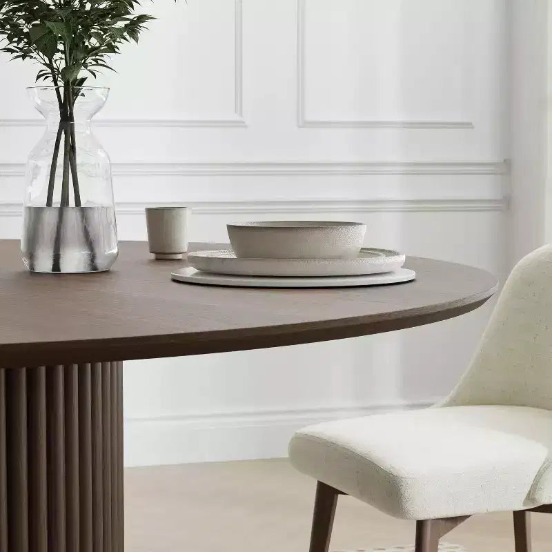 PexFix 46 Mesa de comedor redonda de madera maciza Mesas de cocina