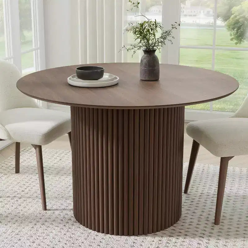 PexFix 46 Mesa de comedor redonda de madera maciza Mesas de cocina