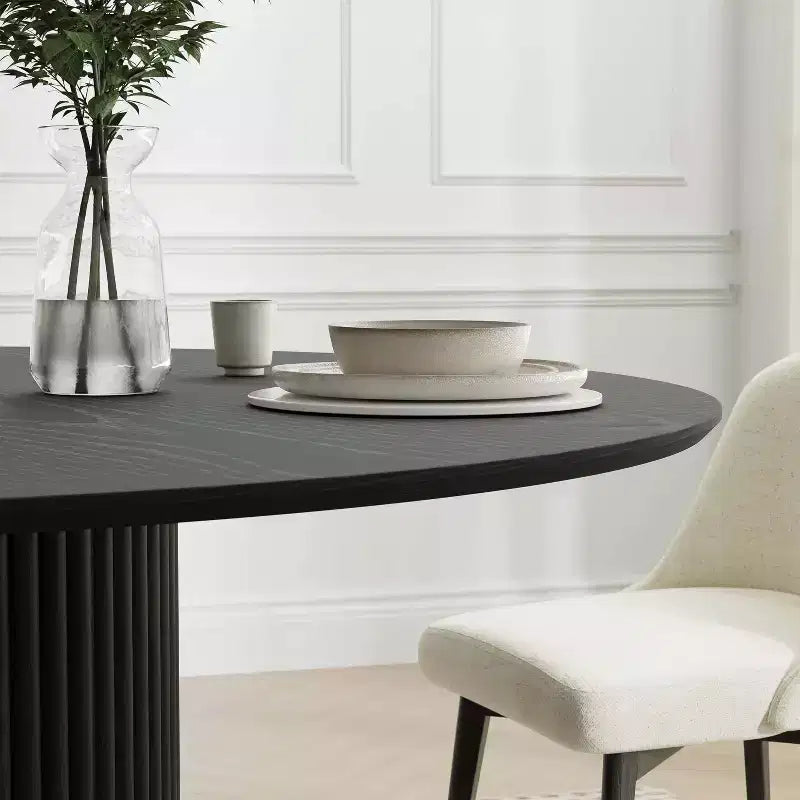 PexFix 46 Mesa de comedor redonda de madera maciza Mesas de cocina