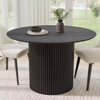PexFix 46 Mesa de comedor redonda de madera maciza Mesas de cocina
