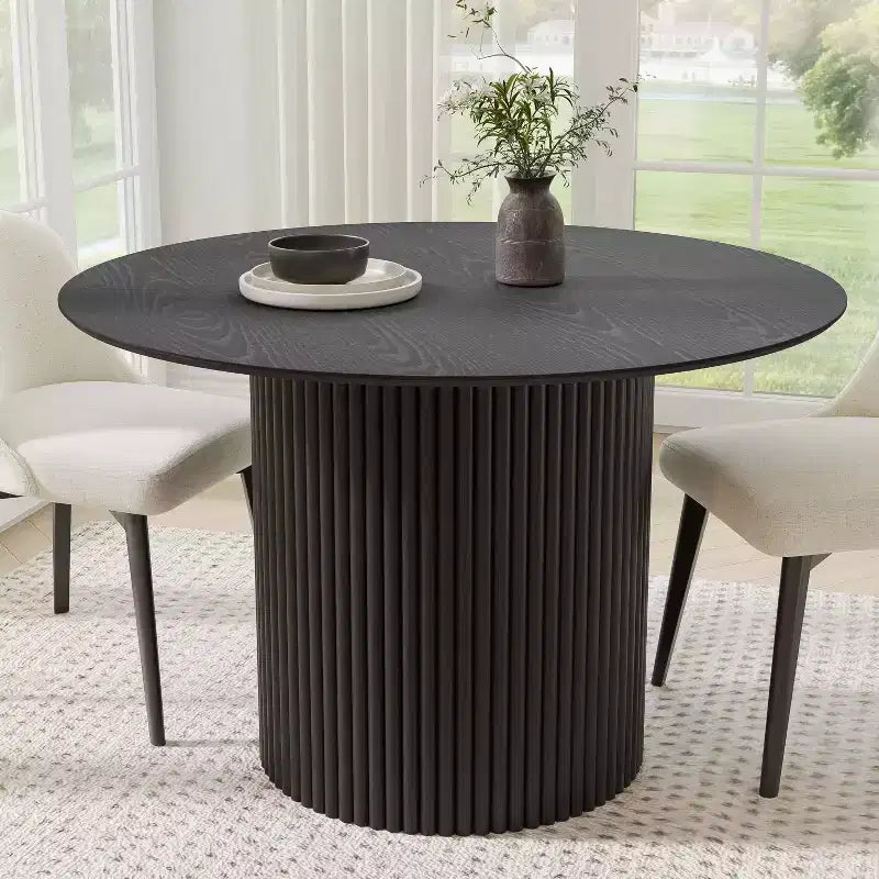 PexFix 46 Mesa de comedor redonda de madera maciza Mesas de cocina
