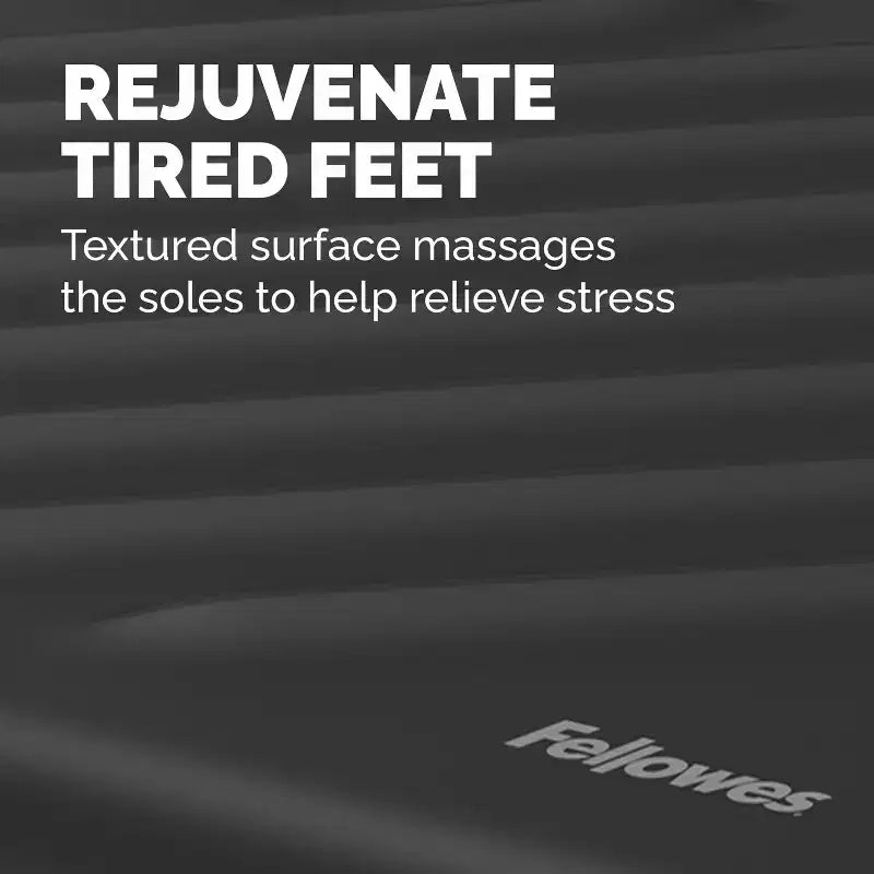 Reposapiés ergonómico Fellowes Bretya, 100016562, Negro