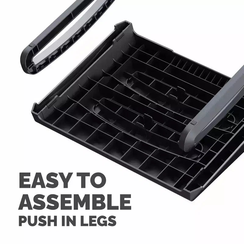 Reposapiés ergonómico Fellowes Bretya, 100016562, Negro