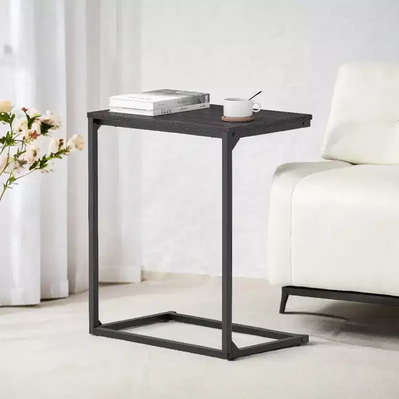 Mesa auxiliar pequeña Mesita de noche Mesa auxiliar para sofá Mesitas para sala Mesa auxiliar en C