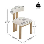 Juego de comedor tapizado Christopher Knight Home Willow de 5 piezas de madera y metal