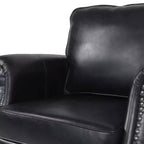 GDFStudio Dowd Sillón Club de Piel Sintética de 36.50 con Tachuelas