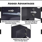 Gabinete de almacenamiento con 6 cajones Home Imports Emporium para manualidades y oficina Organizador rodante para archivos, materiales de arte y organización de espacios pequeños
