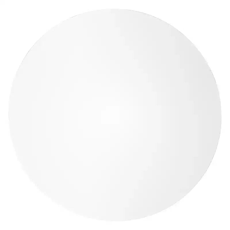 LeisureMod Bristol Juego de Comedor de 5 Piezas Mesa de Comedor Redonda, 4 Sillas de Comedor de Plástico Patas Blancas