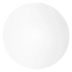 LeisureMod Bristol Juego de Comedor de 5 Piezas Mesa de Comedor Redonda, 4 Sillas de Comedor de Plástico Patas Blancas