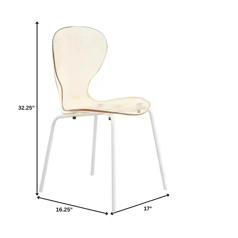 LeisureMod Bristol Juego de Comedor de 5 Piezas Mesa de Comedor Redonda, 4 Sillas de Comedor de Plástico Patas Blancas