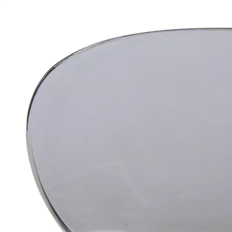 LeisureMod Bristol Juego de Comedor de 5 Piezas Mesa de Comedor Redonda, 4 Sillas de Comedor de Plástico Patas Blancas