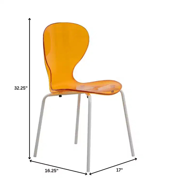 LeisureMod Bristol Juego de Comedor de 5 Piezas Mesa de Comedor Redonda, 4 Sillas de Comedor de Plástico Patas Blancas