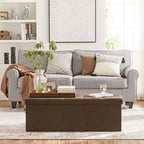 Banco otomano de almacenamiento, 15 x 43 x 15 pulgadas, banco para el pie de la cama, arcón de almacenamiento, para sala de estar, dormitorio, entrada