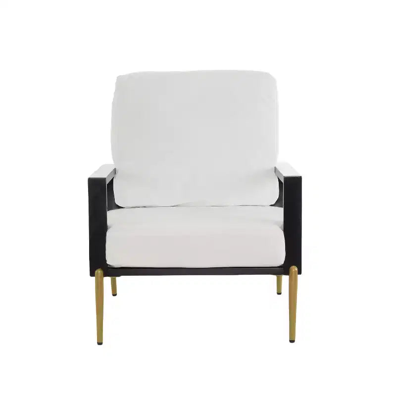 Christopher Knight Home Thurman Sillón de Terciopelo de Metal y Madera de Caucho de Mediados de Siglo