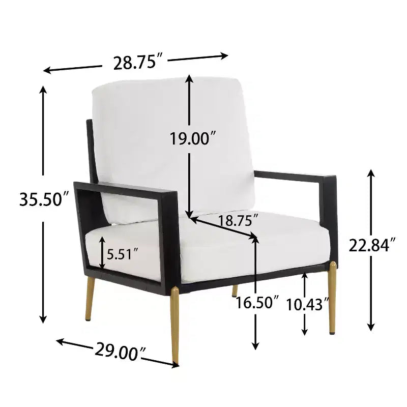 Christopher Knight Home Thurman Sillón de Terciopelo de Metal y Madera de Caucho de Mediados de Siglo