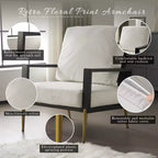 Christopher Knight Home Thurman Sillón de Terciopelo de Metal y Madera de Caucho de Mediados de Siglo
