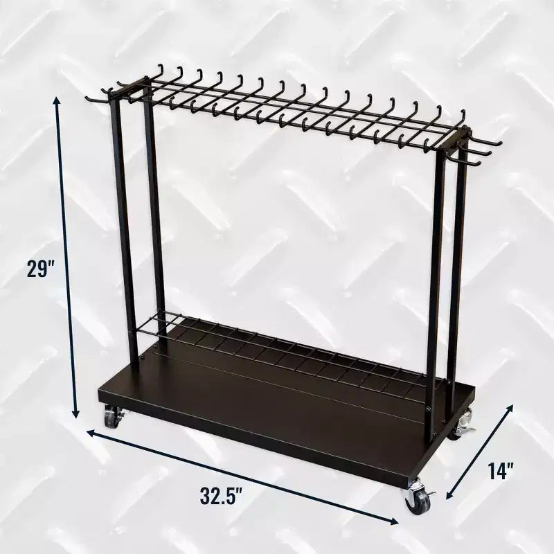 StoreYourBoard Shovel Shuttle | Organizador con ruedas para herramientas