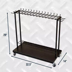 StoreYourBoard Shovel Shuttle | Organizador con ruedas para herramientas