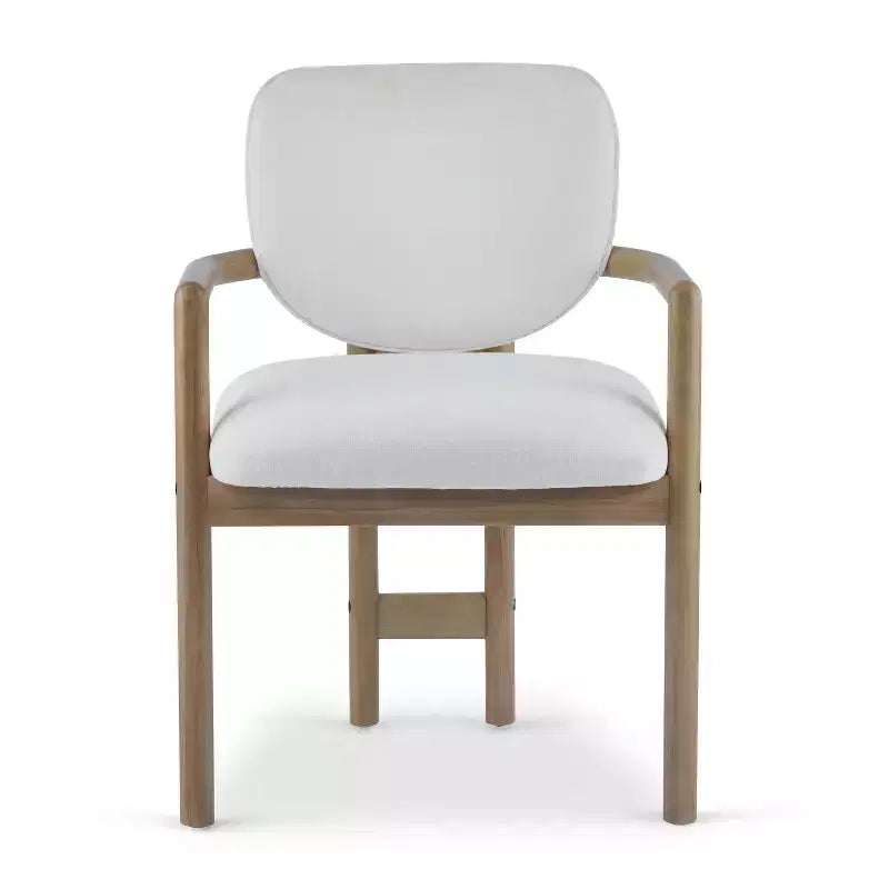 Sillas de comedor tapizadas Edge Modern de Christopher Knight Home de madera de caucho (juego de 2)