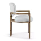 Sillas de comedor tapizadas Edge Modern de Christopher Knight Home de madera de caucho (juego de 2)