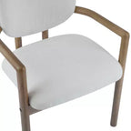Sillas de comedor tapizadas Edge Modern de Christopher Knight Home de madera de caucho (juego de 2)